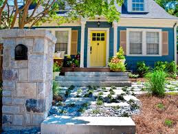 However, black front doors seem to have the best resale value. Blue Cape Cod Style Home With Yellow Front Door Hgtv