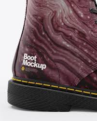 Download Boot Mockup In Apparel Mockups On Yellow Images Object Mockups