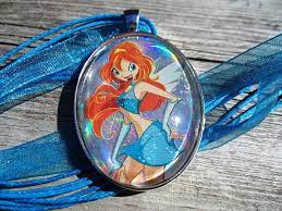 Winx Club Bloom Necklace Bloom Winx Club Winx Club Oval Pendant