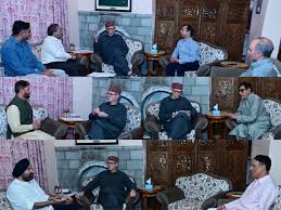 MPs, MLAs, industrial representatives call on CM Omar Abdullah at Raabita