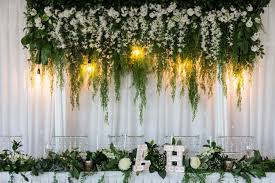 Synthetic Bridal Table Backdrop And Personalised Marquee Lights Bridal Party Table Backdrop Bridal Table Backdrop Wedding Party Table Backdrop