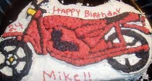 Cute Homemade 2d Motorcycle Cake Motorcycle Cake Cool Birthday Cakes Cake Decorating