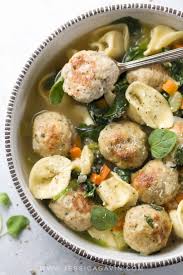 Italian Wedding Soup With Turkey Meatballs Jessica Gavin Recipe In 2020 Italian Wedding Soup Easy Soup Recipes Turkey Meatballs
