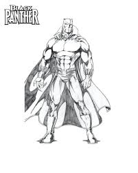 Black Panther Coloring Pages Best Coloring Pages For Kids Black Panther Drawing Black Panther Avengers Coloring Pages