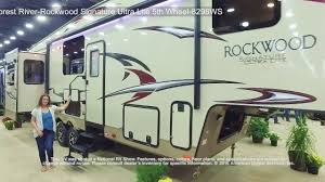 Each travel trailer and fifth wheel features an. 2017 Forest River Rockwood Signature Ultra Lite 5th 8298ws Youtube