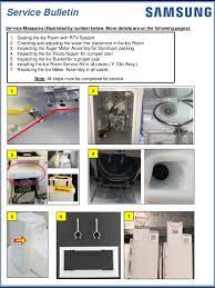 Ice maker repair ge freezer refrigerator kimtownselyoutube. Samsung Fdbm Refrigerators Service Bulletin Ice Makers Freezing Over