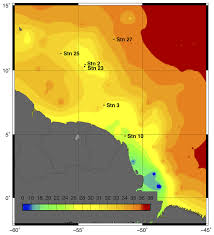 Salinity Map Of The May June 2010 Amazon River Plume Cruise