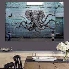 Check spelling or type a new query. Wandbild Von Eine Hybrid Elefanten Octopus Kreatur Malerei Druck Auf Leinwand Pop Kunst Tier Wand Bild Fur Wohnzimmer Cuadros Decor Print On Canvas Picture For Living Roompictures On Wall Aliexpress