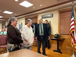 Congratulations to the newly elected officers of the Flower Hill Hose  Company 1, sworn in last night by Chief Matt Kerin. Captain Rich Yorke 1st  Lieutenant Emma Nadel Engineer Connor Parsons 1st