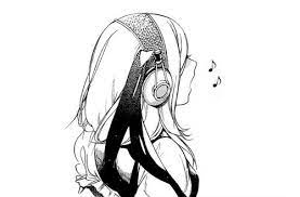 Anime black and white drawing tumblr. Pin On Music World