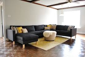 Assembling Our Ikea Sectional Sofa We Love It Young House Love Ikea Sectional Sofa Ikea Sectional Home Living Room