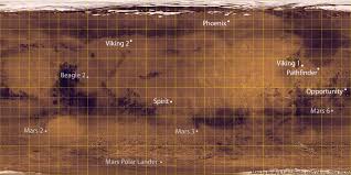 Mars 2020 project scientist ken farley says, the mars community has long coveted the scientific value of sites such as jezero crater. nasa says it's been able to reduce the mars 2020 landing zone to an area 50 percent smaller than the one needed for the curiosity rover in gale crater in 2012. Map Of All Mars Landing Sites Failed And The Planetary Society