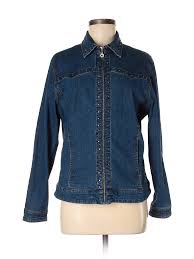 Details About Cathy Daniels Women Blue Denim Jacket M