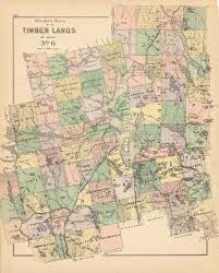 Stuarts Maps Of The Timber Lands Of Maine No 6 Moosehead