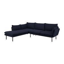 Riva 2 Sitzer Sofa Aus Stoff Mit Chaiselongue Links Blau Sofa Chaiselongue 2 Sitzer Sofa