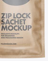 Download Kraft Paper Sachet Mockup In Sachet Mockups On Yellow Images Object Mockups PSD Mockup Templates