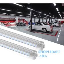 Led Shop Light 8 Foot In 2020 Led Garage Lights Shop Light Fixtures Led Shop Lights