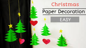 7 дек 20161 449 просмотров. Easy Paper Christmas Decoration Christmas Wall Decoration Ideas Using Paper Wall Hanging Craft Idea Youtube