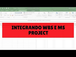Integrando Wbs Chart Pro E Wbs Schedule Pro Com Microsoft Project Professional Ms Project