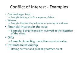 Interested 'in' or interested 'on'.? Conflict Of Interest Examples Ppt Video Online Download