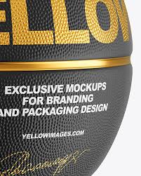 Download Basketball Ball Mockup In Object Mockups On Yellow Images Object Mockups PSD Mockup Templates