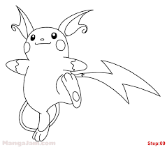 How To Draw Raichu From Pokemon – Mangajam.com