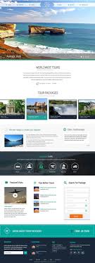 Free Travel Website Psd Template Travel Website Travel Website Templates Travel Website Design