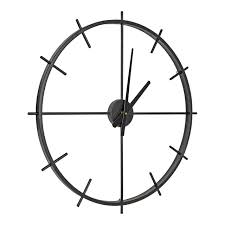 As metal worker, contemporary artist and founder of metal elements i. Kate And Laurel Isaac Modern Metal Wall Clock 26 Black Chic Functional Wall Decor For Home Or Office Buy Online In Bahamas At Bahamas Desertcart Com Productid 211326759