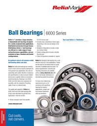 Kaman Distribution Reliamark 6 000 Series Ball Bearings