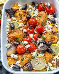 Greek chicken and potatoes is absolutely delicious, too. Super Delicious Greek Chicken Bake Recipe Healthy Fitness Meals