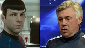 I loved star trek as a child, so it is wonderful to be in the film now. Ancelotti Attore Nel Nuovo Star Trek