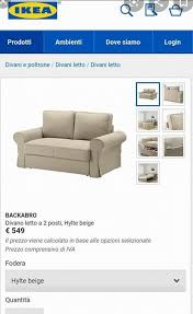 Si trasforma facilmente in un letto per due persone. Vendo Divano Letto