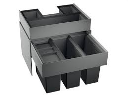 Blanco Select 60 3 Orga Einbau Abfallsammler Kunststoffeimer Schublade Mulleimer Einbau Abfallsammler Abfalleimer Schrank Kuchenmulleimer