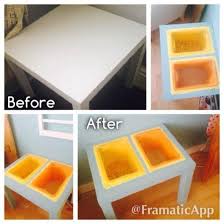 Child S Play A Sensory Table From Lack Side Table Sensory Table Ikea Lack Table Ikea Side Table