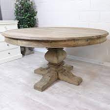 Most people have dreary wooden furniture like tables, chairs, wardrobes and the shabby chic table possibilities are endless! French Style Reclaimed Large Round Dining Table Buy From The French Furniture Specialist Nicky Cornell Shabby Chic Furniture Specialists