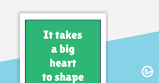Maybe you would like to learn more about one of these? Inspirational Quotes For Teachers It Takes A Big Heart To Shape Little Minds Teaching Resource Teach Starter