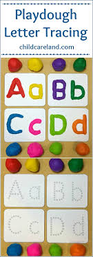 Childcareland Blog Playdough Letter Tracing Playdough Letters Tracing Letters Alphabet