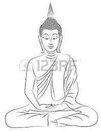Thickly shade the lower line. Lord Buddha Pencil Sketches A Mythology Blog Buddha Drawing Lotus Flower Drawing Buddha Art Painting