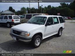oxford white 1998 ford explorer xlt medium graphite interior gtcarlot com vehicle archive 17507986 ford explorer xlt ford explorer white ford explorer oxford white 1998 ford explorer xlt