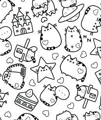 Here are fun free printable cat coloring pages for children. Coloring Rocks Pusheen Coloring Pages Tumblr Coloring Pages Cute Coloring Pages