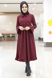 Firfirli Bordo Tunik 2016 3 Tarz Elbiseler Elbiseler Tunik