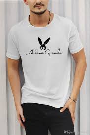 Print T Shirt Summer Style Hot Design Men Ariana Grande Short Sleeve T Shirts