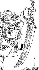 The seven deadly sins were once an active group of knights in the region of britannia, who disbanded after they supposedly plotted to overthrow the liones kingdom. Dessin Seven Deadly Sins A Imprimer Cute766