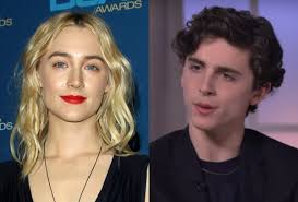 After timothée chalamet's character broke her heart in lady bird, ronan relished the opportunity to have the upper hand in little women. Saoirse Ronan Timothee Chalamet Goss Ie