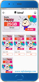 Tersedia berbagai paket data all operator dengan harga terbaik sesuai kebutuhan kamu. Mengenal Paket Internet Kuota Happy Kartu Tri 3