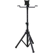 3.the tv stand black color and thick steel. Floor Stand For Flat Screen Tv Ideas On Foter