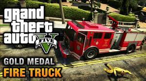 Gta 5 Mission 65 Fire Truck 100 Gold Medal Walkthrough Youtube
