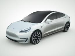 Tesla Model 3 Silver 3d Model Ad Tesla Model Silver Tesla Model Tesla Tesla Model S