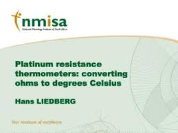 Ppt Platinum Resistance Thermometers Converting Ohms To