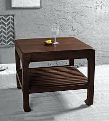Coffee tables & end tables ( 16 ). Buy Ashley Chocolate End Table In Paintco Walnut Finish By Fabuliv Online Contemporary End Tables Tables Furniture Pepperfry Product
